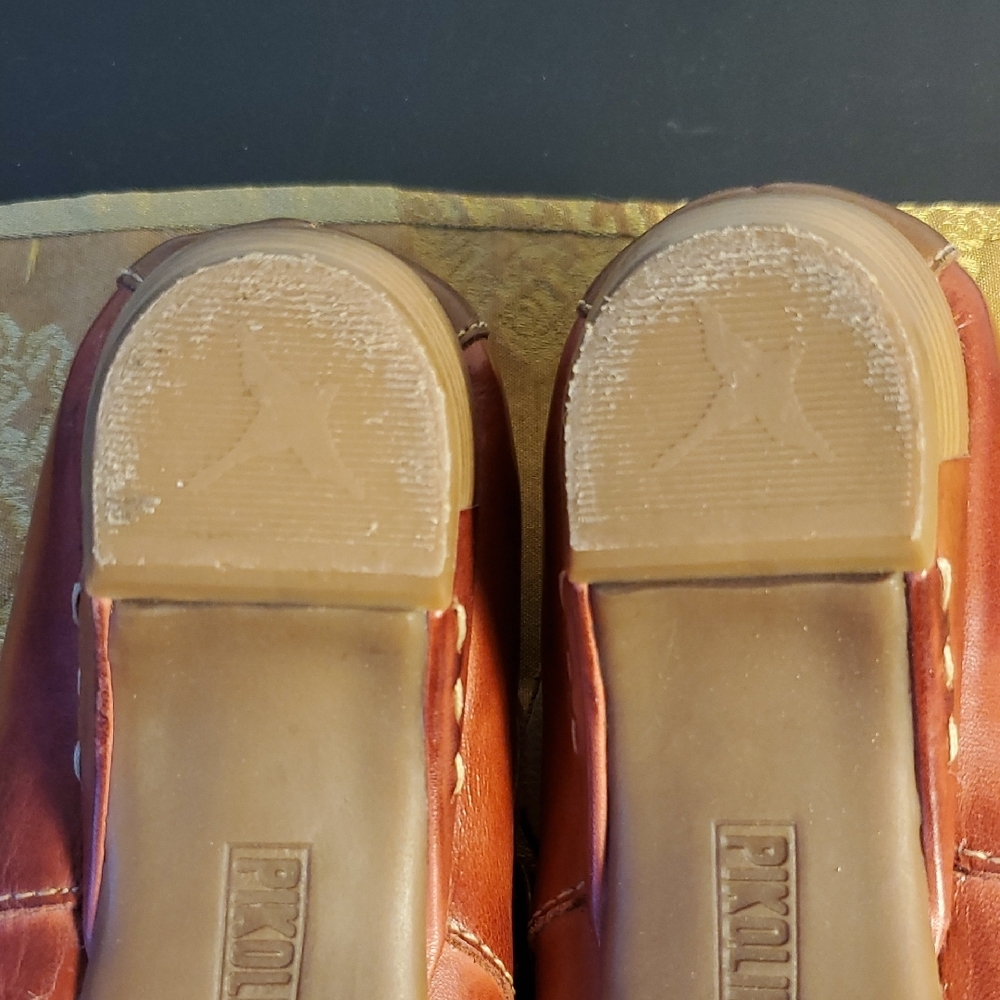 🦋NIB Pikolinos Red Leather Mary Jane Shoes - Picture 13 of 16